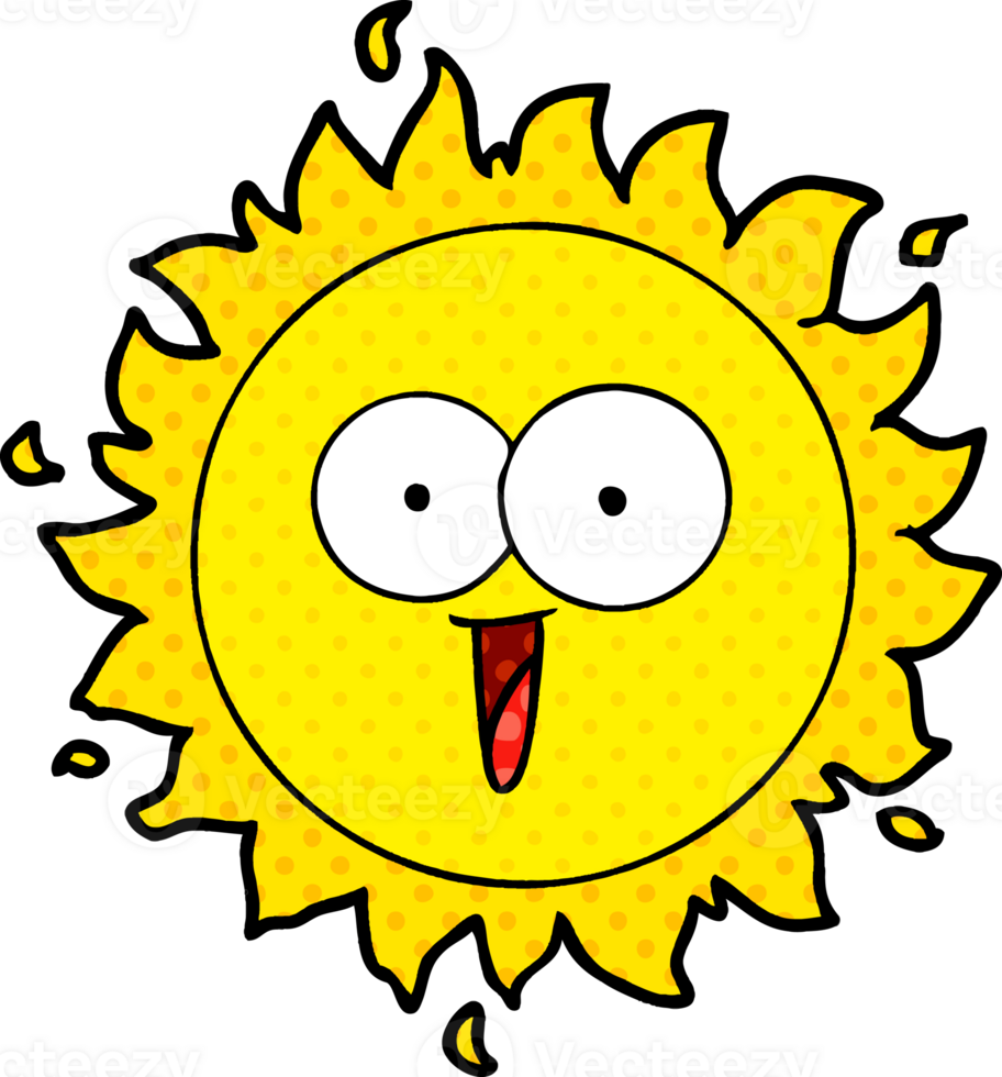 happy cartoon sun png