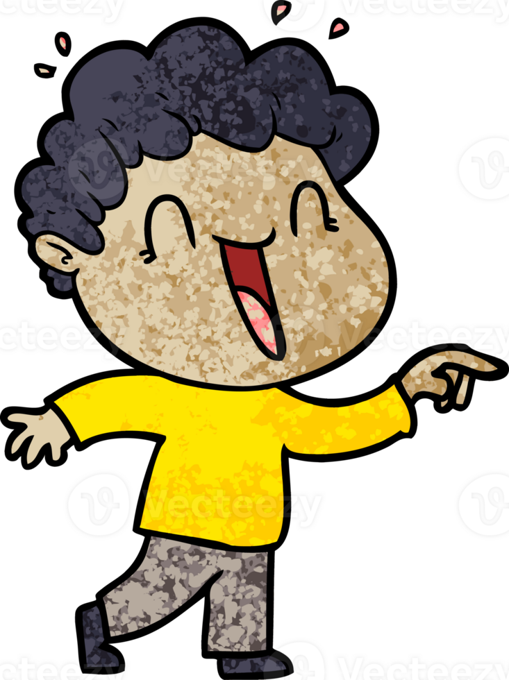cartoon happy man png