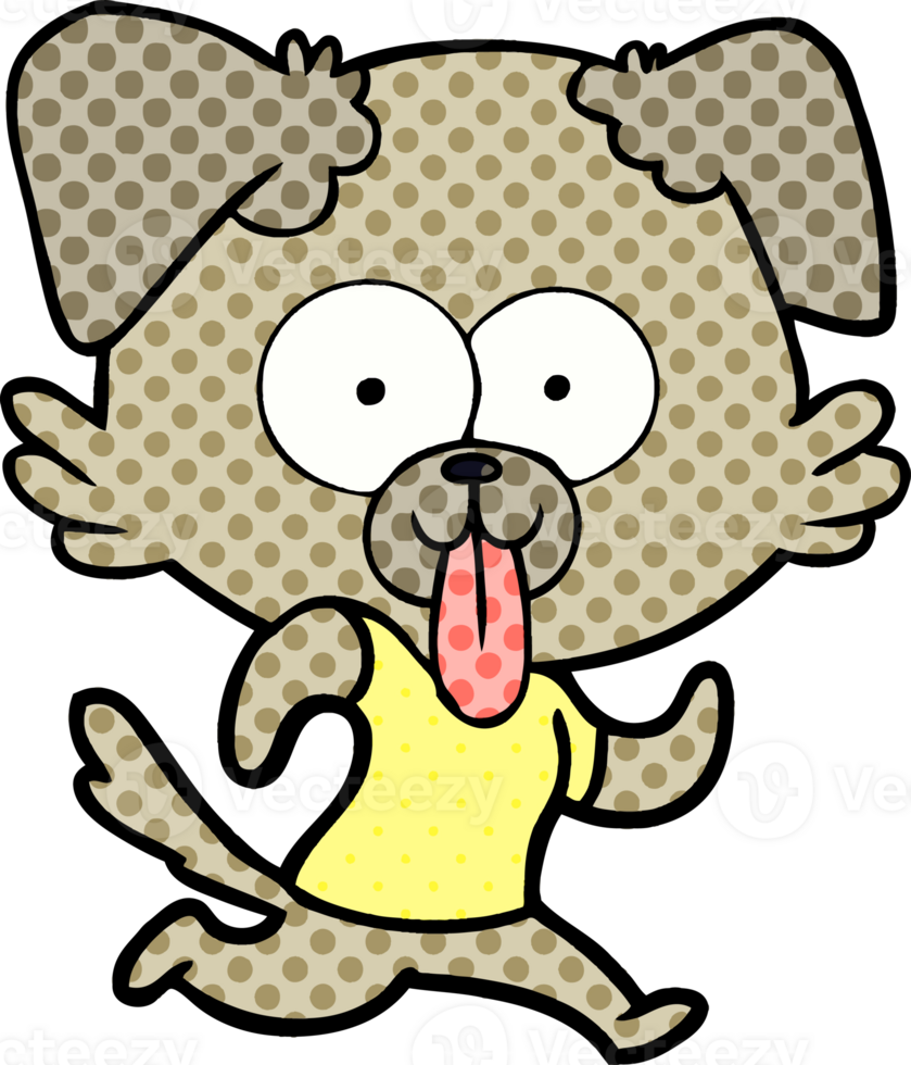 cartoon dog with tongue sticking out png