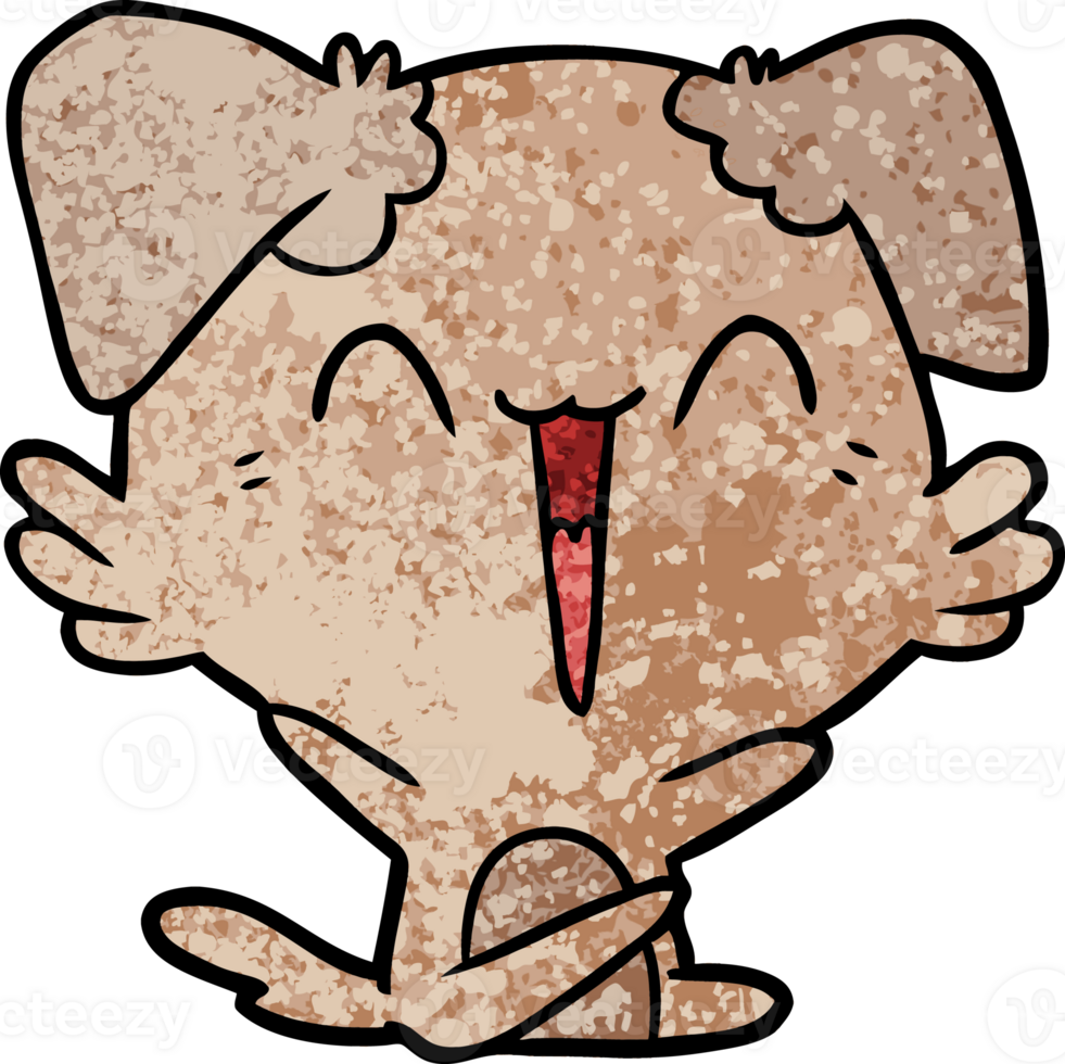 happy little dog cartoon png