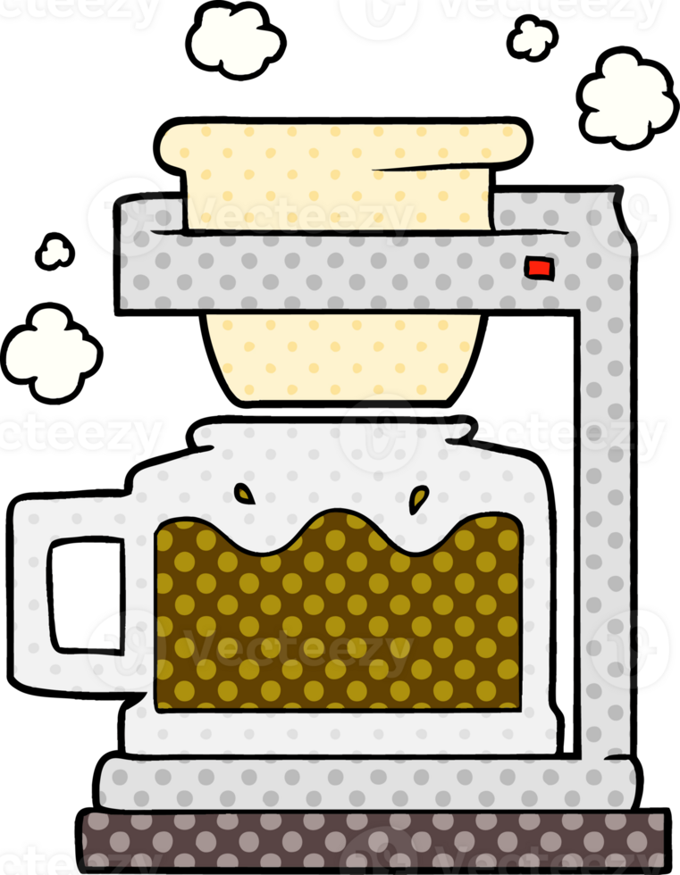 cafetera de dibujos animados png