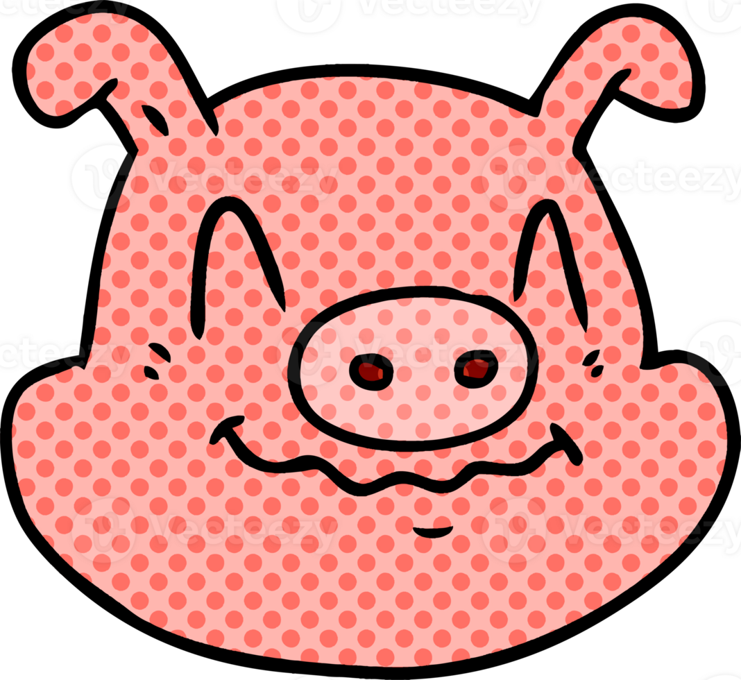 cartoon pig face png