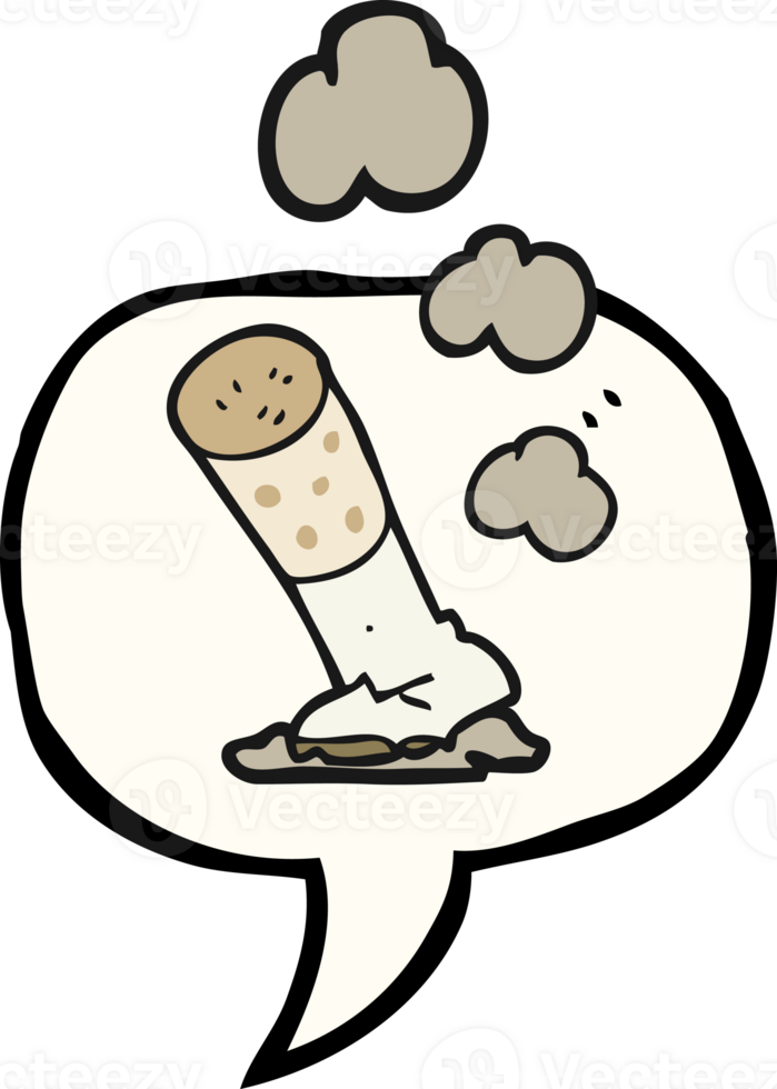 speech bubble cartoon cigarette png