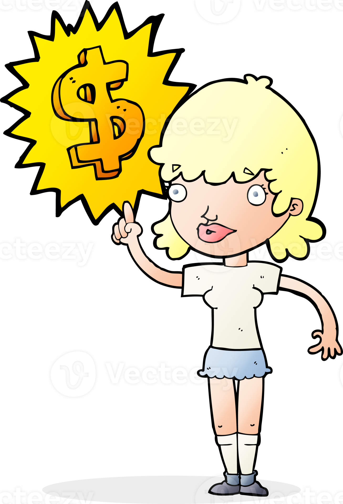 making money cartoon 44288949 PNG