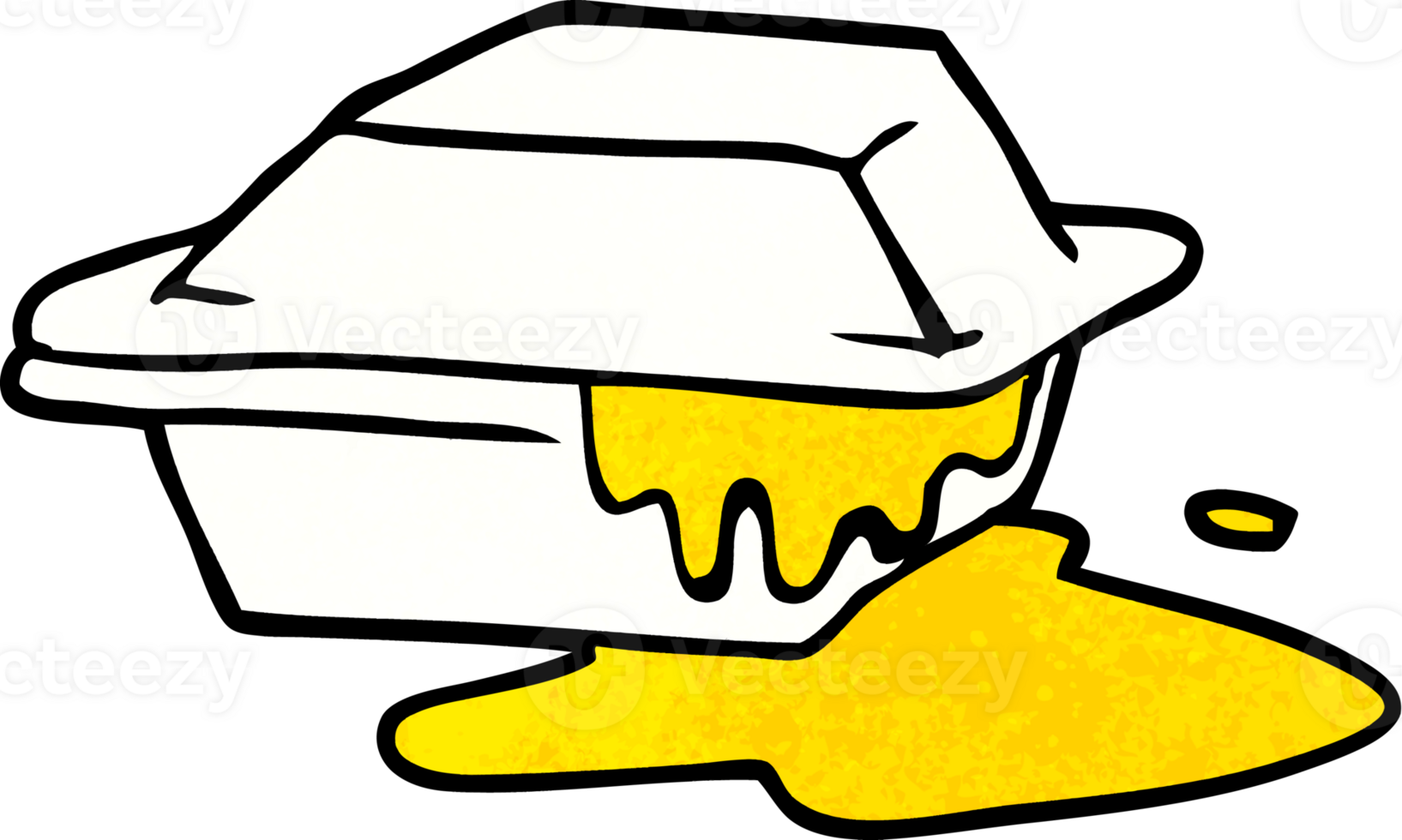 cartoon doodle cheesy takeout png
