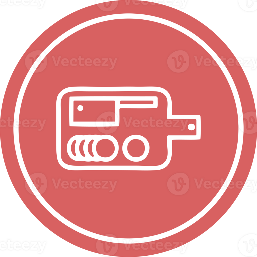 chopping board circular icon png