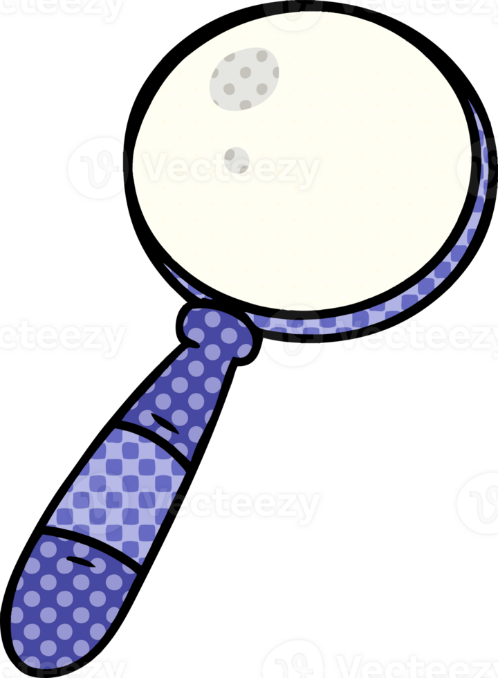 cartoon doodle of a magnifying glass png