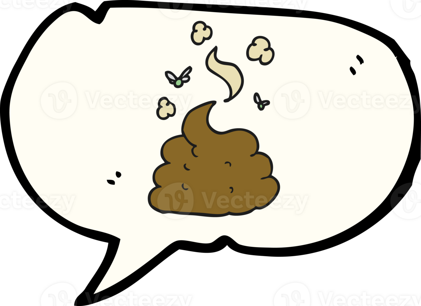 speech bubble cartoon gross poop png