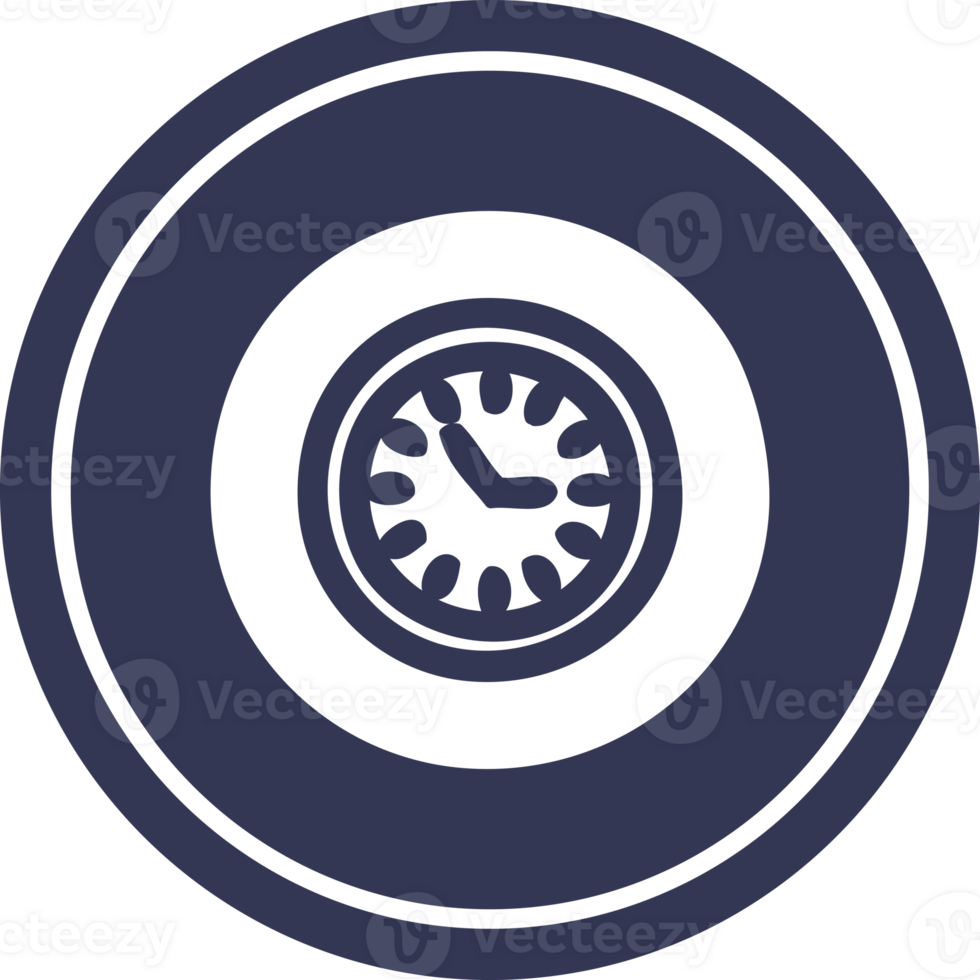 wall clock circular icon png
