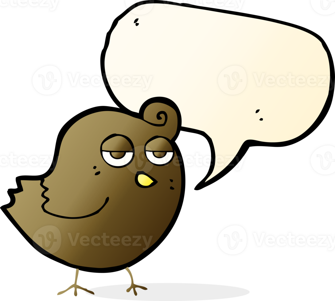 cartoon bird with speech bubble png