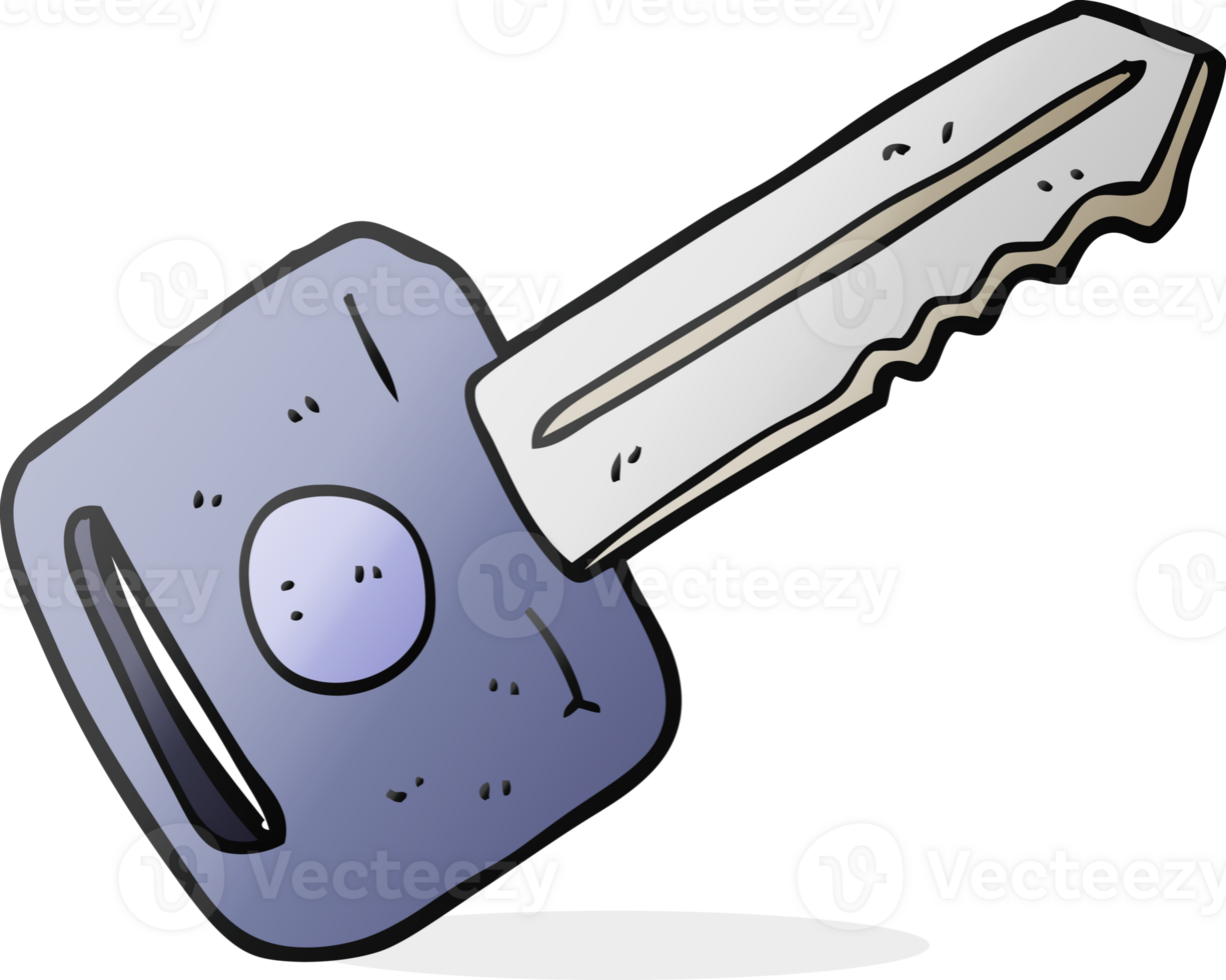 cartoon car key png