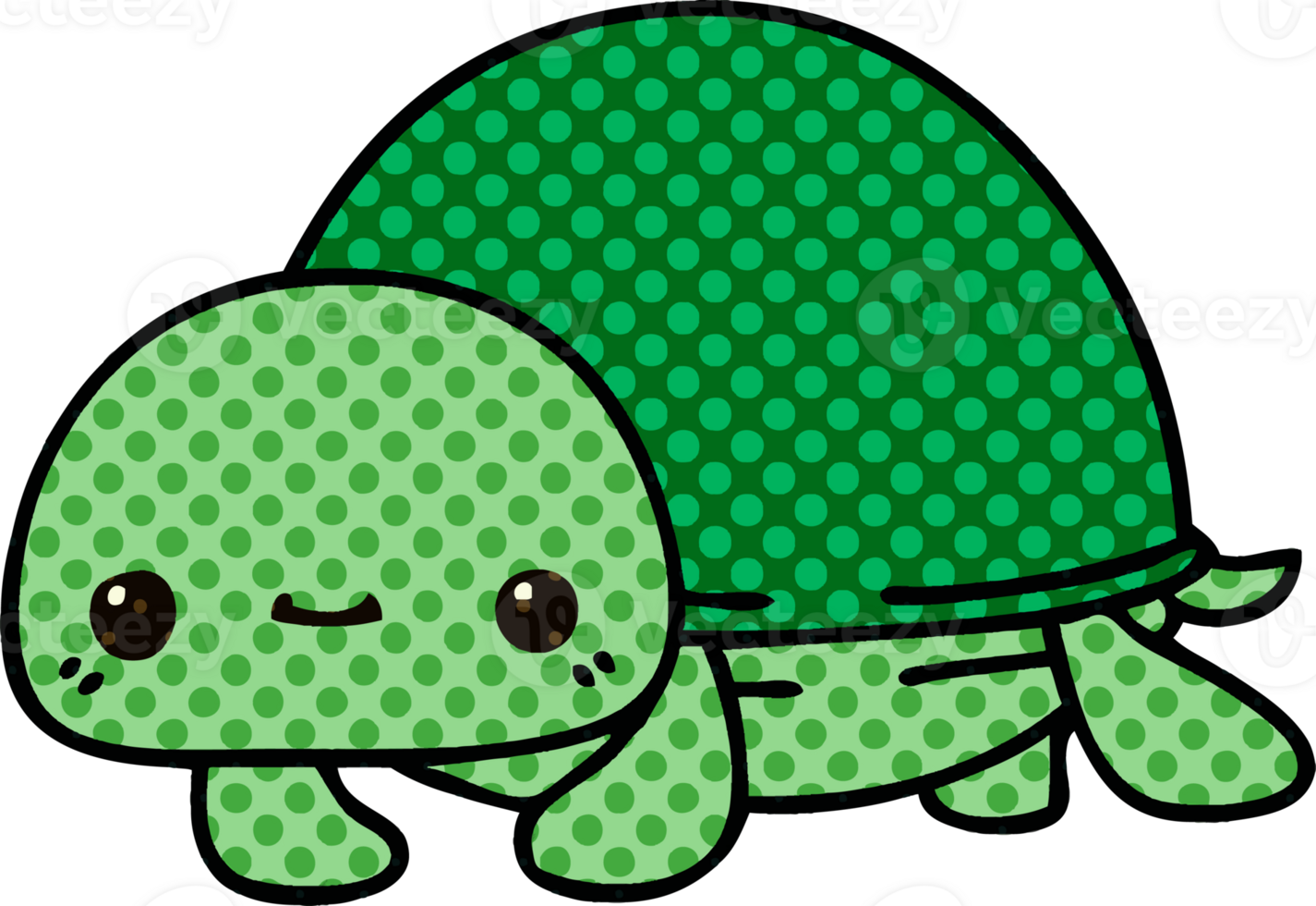quirky comic book style cartoon turtle png