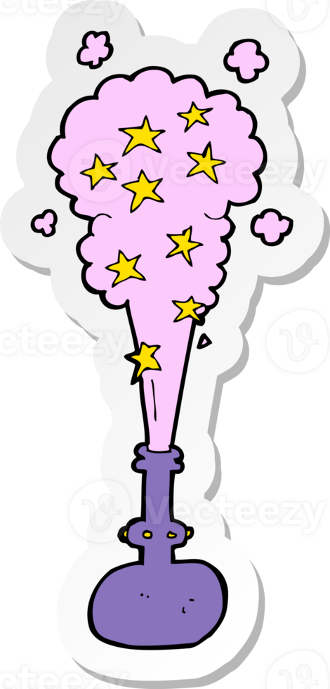 sticker of a cartoon magic potion png