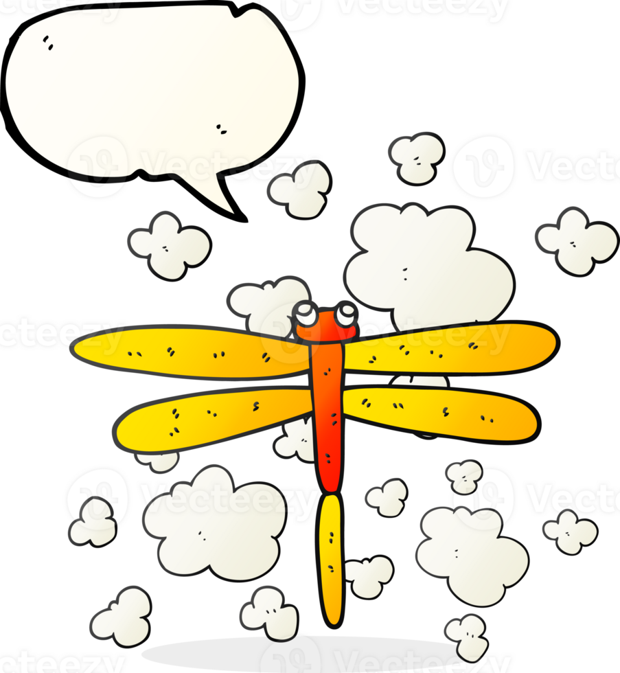 discorso bolla cartone animato insetto png