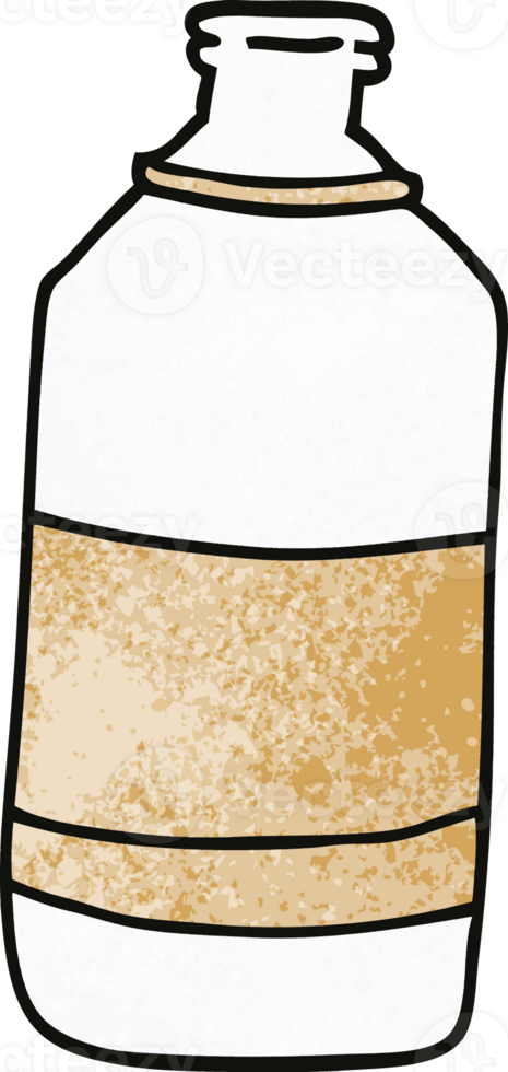 cartoon doodle water bottle png