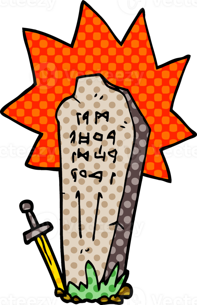 cartoon doodle heros grave png