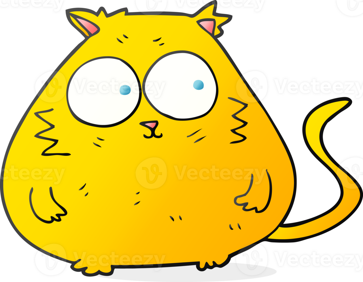 cartoon fat cat 44291948 PNG