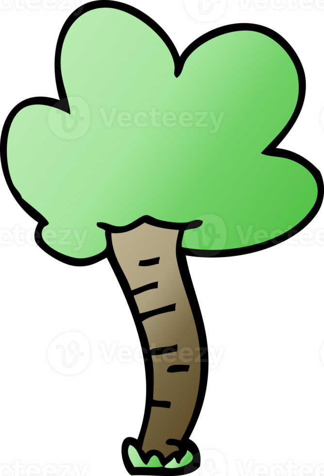 cartoon doodle tree png