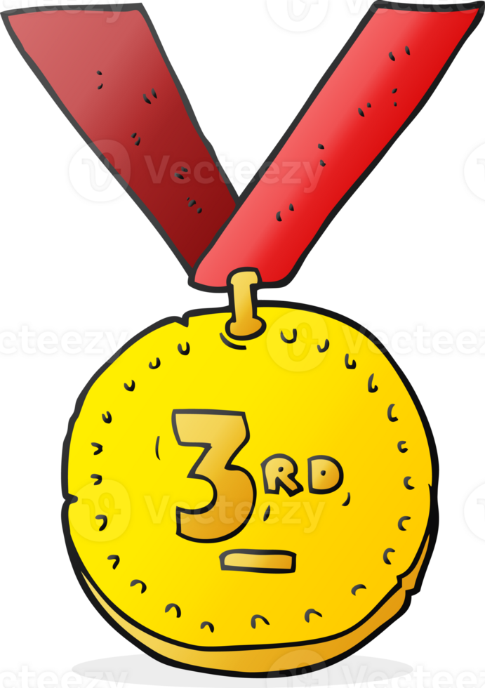 cartoon sports medal png