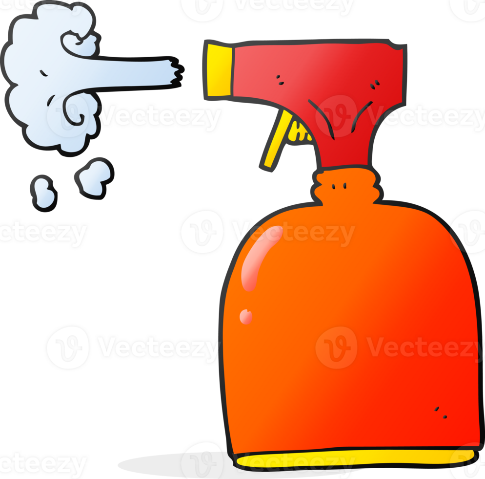 cartoon spray bottle png