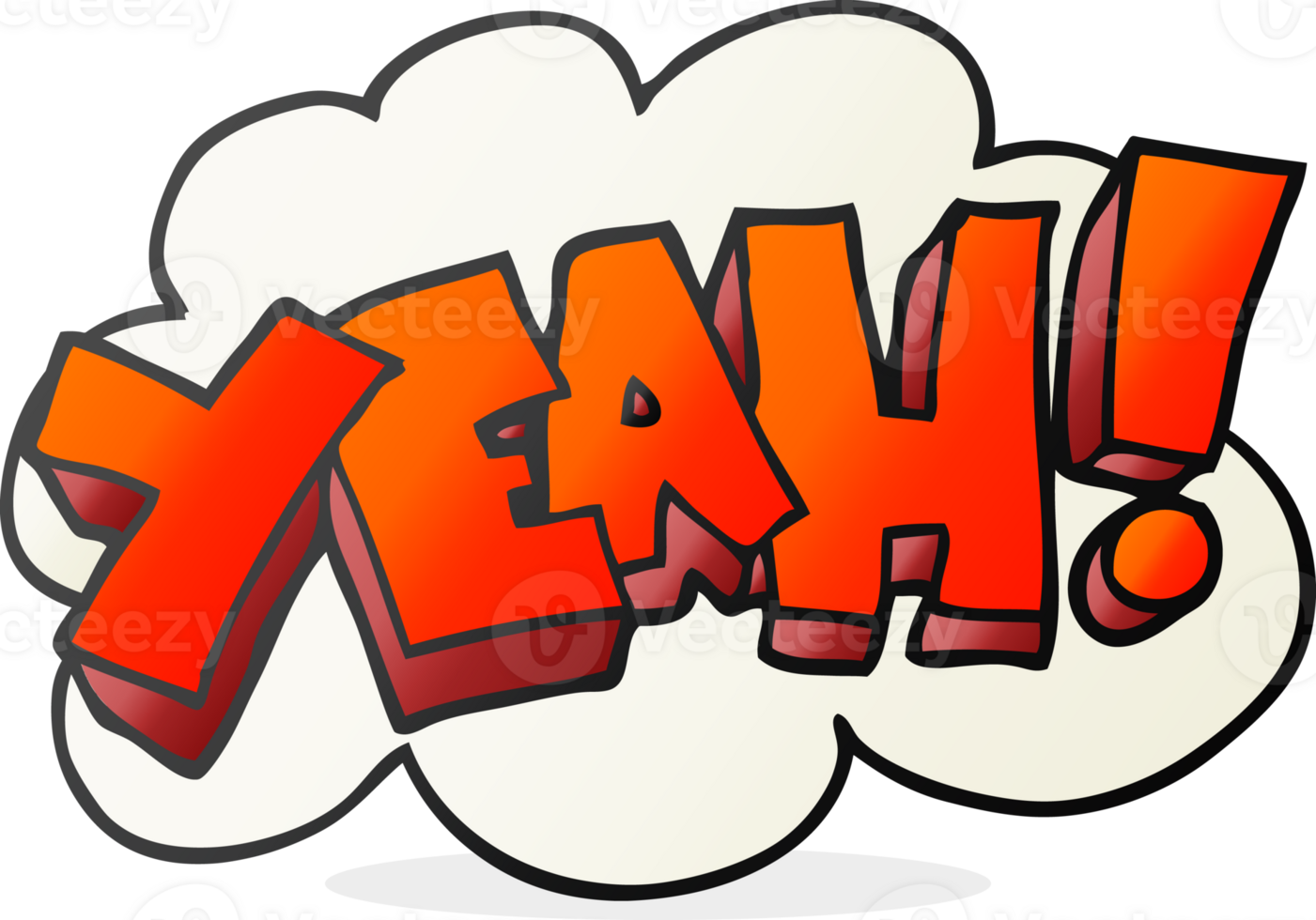 Yeah Cartoon shout. png