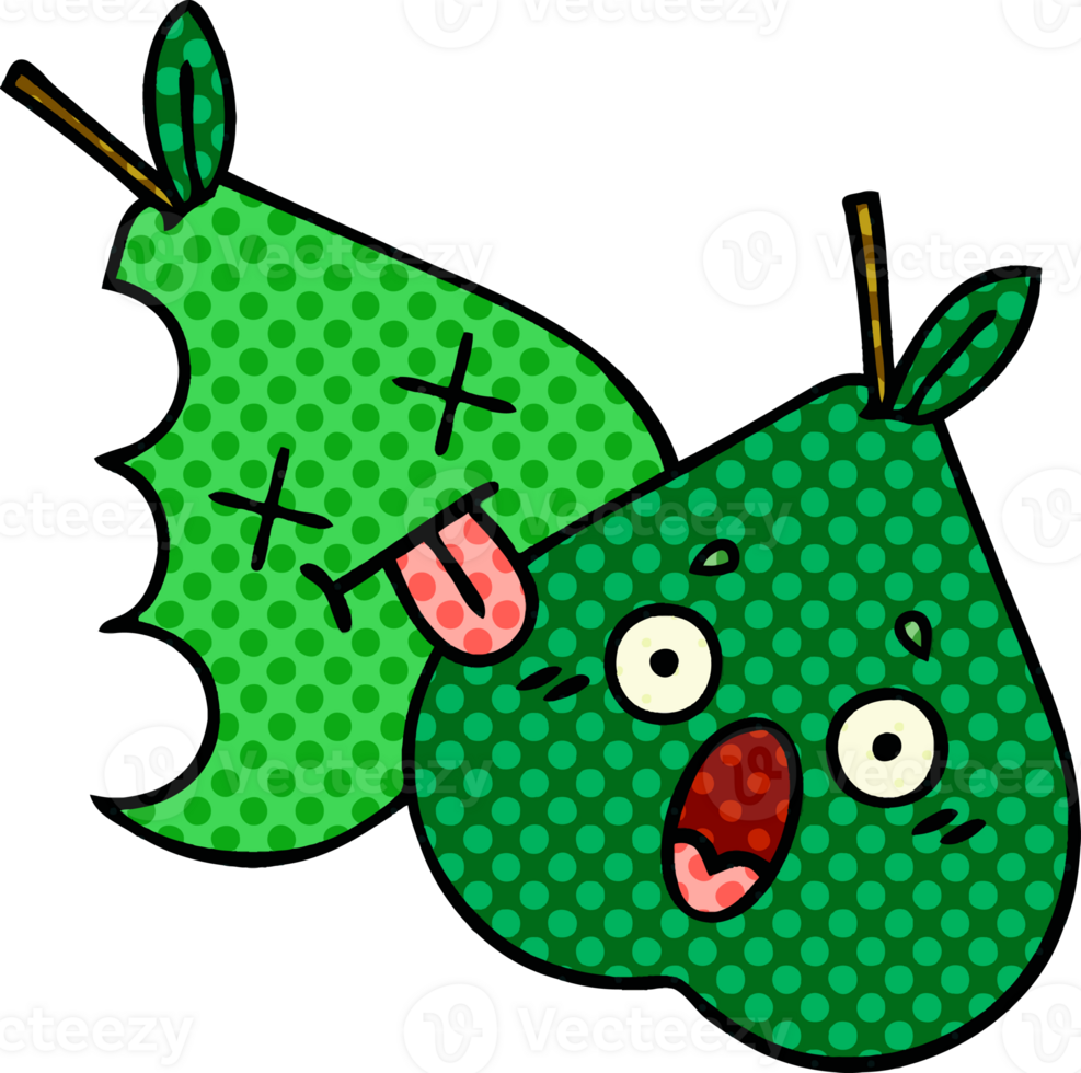 comic book style cartoon pears png