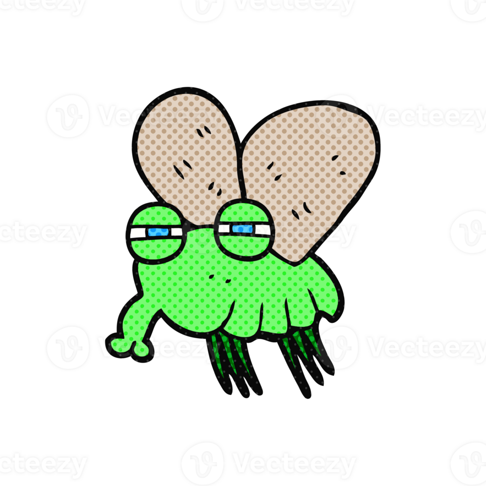 comic book style cartoon fly png