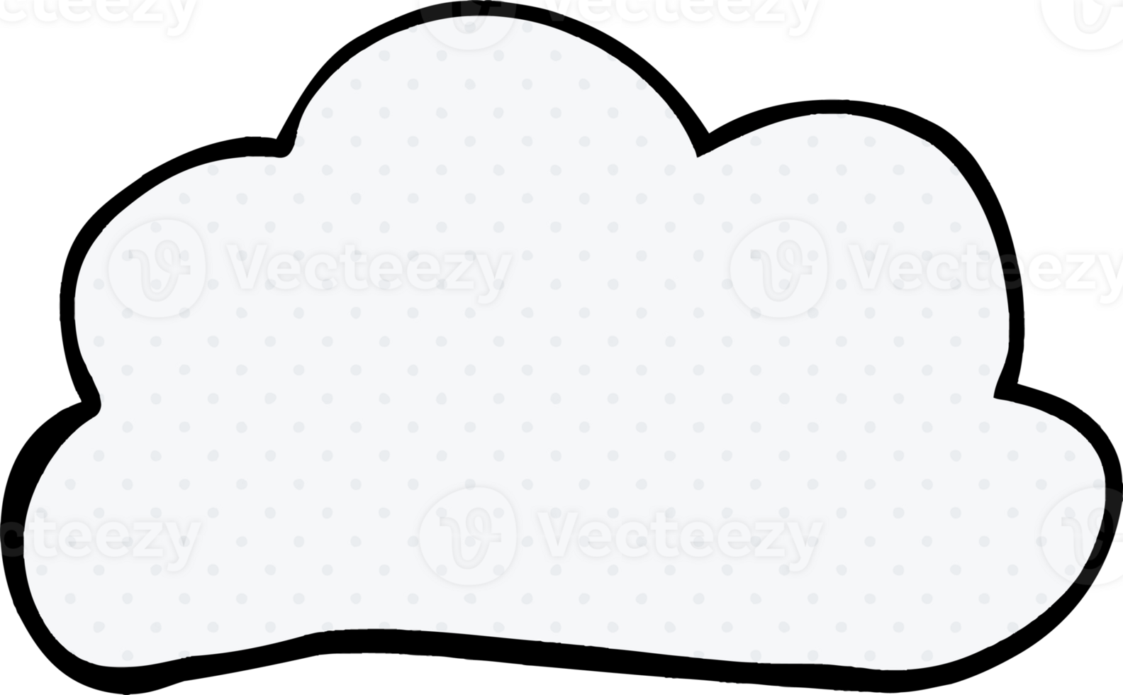 cartoon doodle weather cloud png