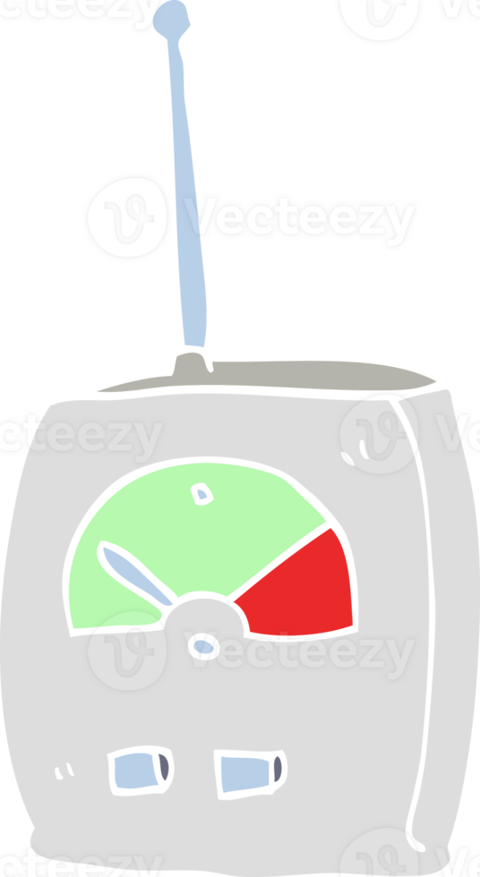flat color illustration of a cartoon science equipment png