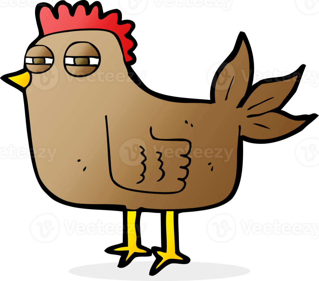 cartoon sly hen png