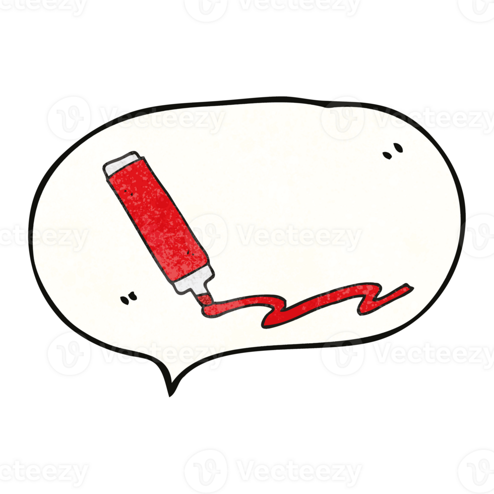 speech bubble textured cartoon marker pen png