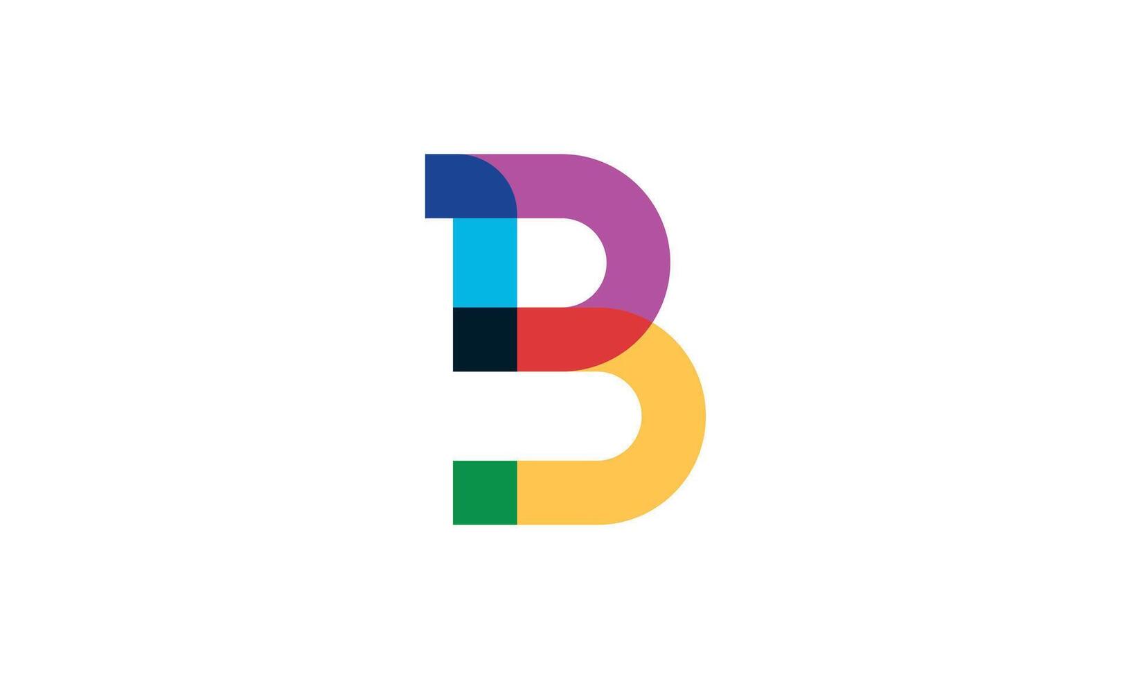 Initial Letter B Logo Design. B Logo Design. Creative And Modern B logo. Pro vector