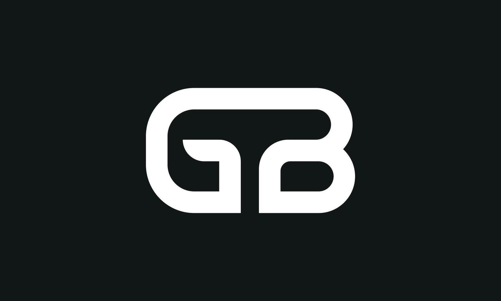 Initial Letter GB Logo Design. GB Logo Design. Creative And Modern GB logo. Pro vector