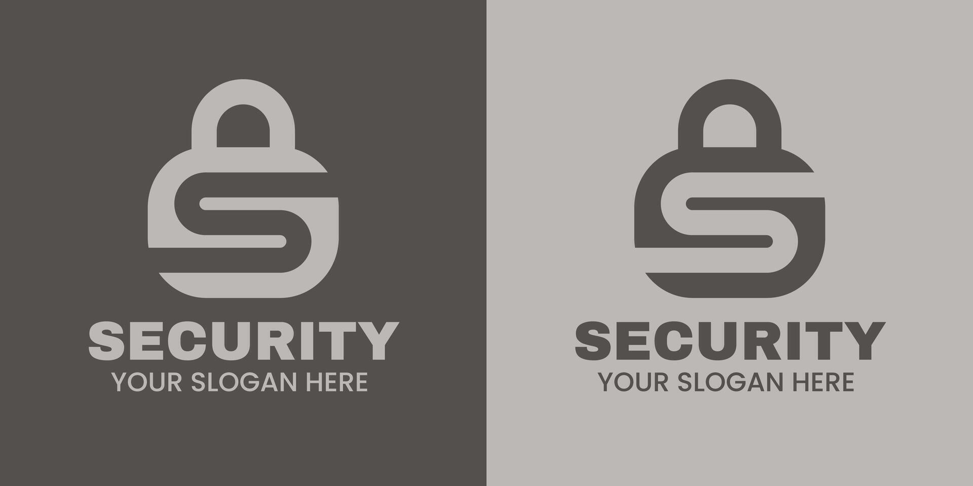 Letter S Logo Design Security Logo Template vector