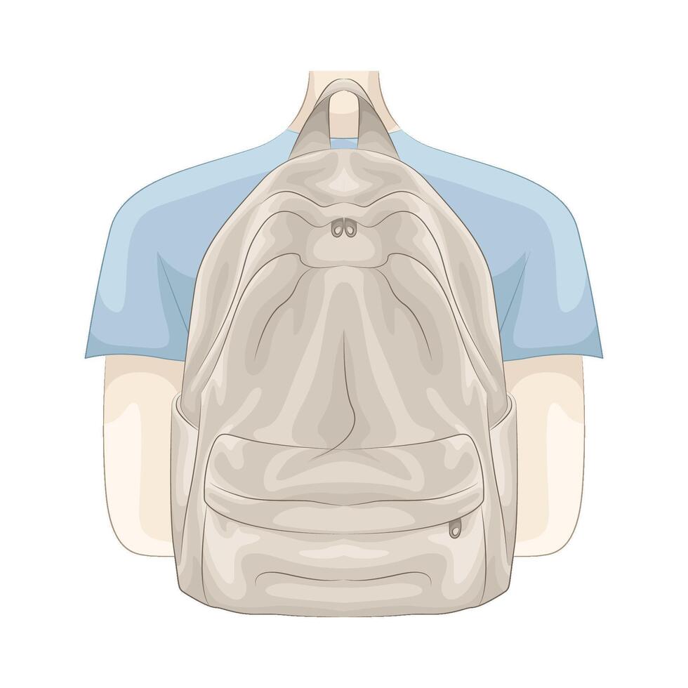 ilustración de mochila vector