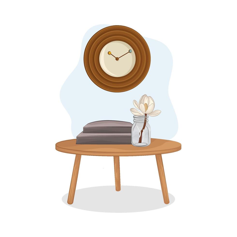 Illustration of clock vector