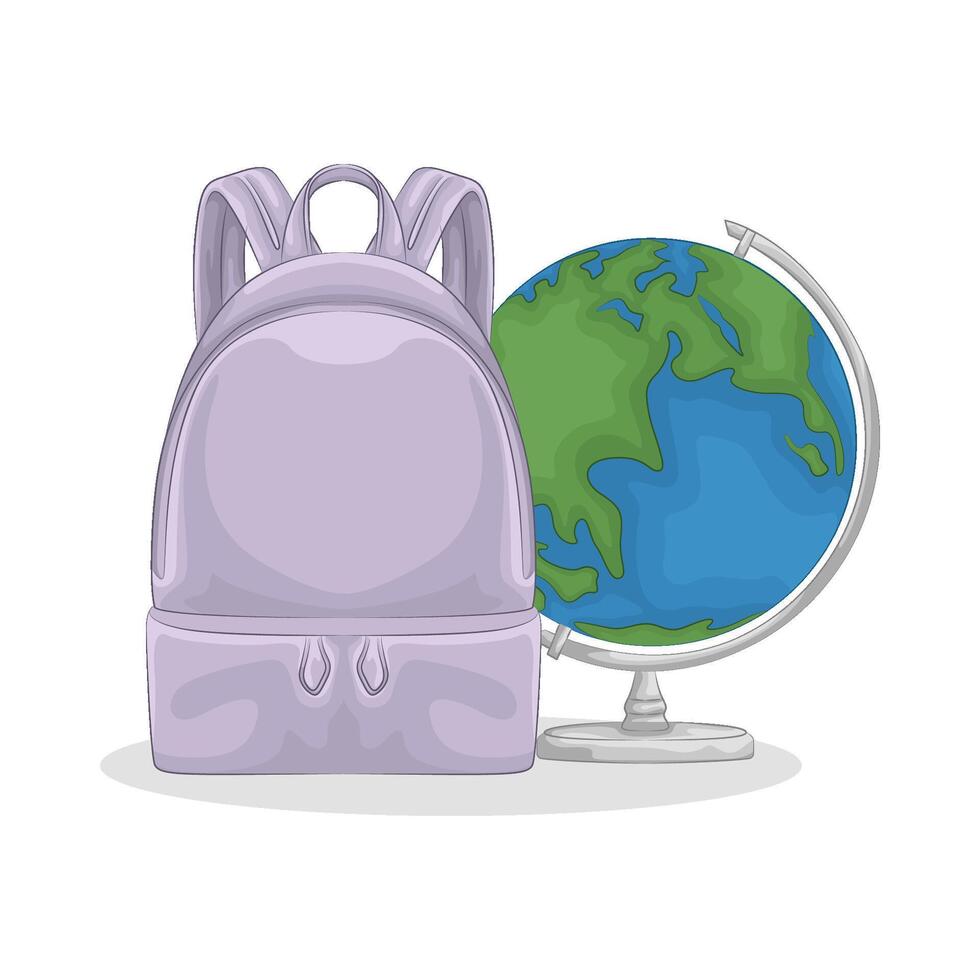 ilustración de mochila vector