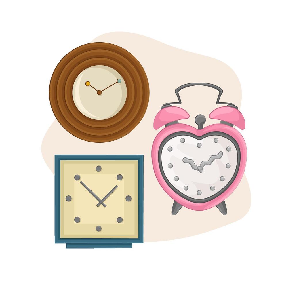 ilustración de reloj vector