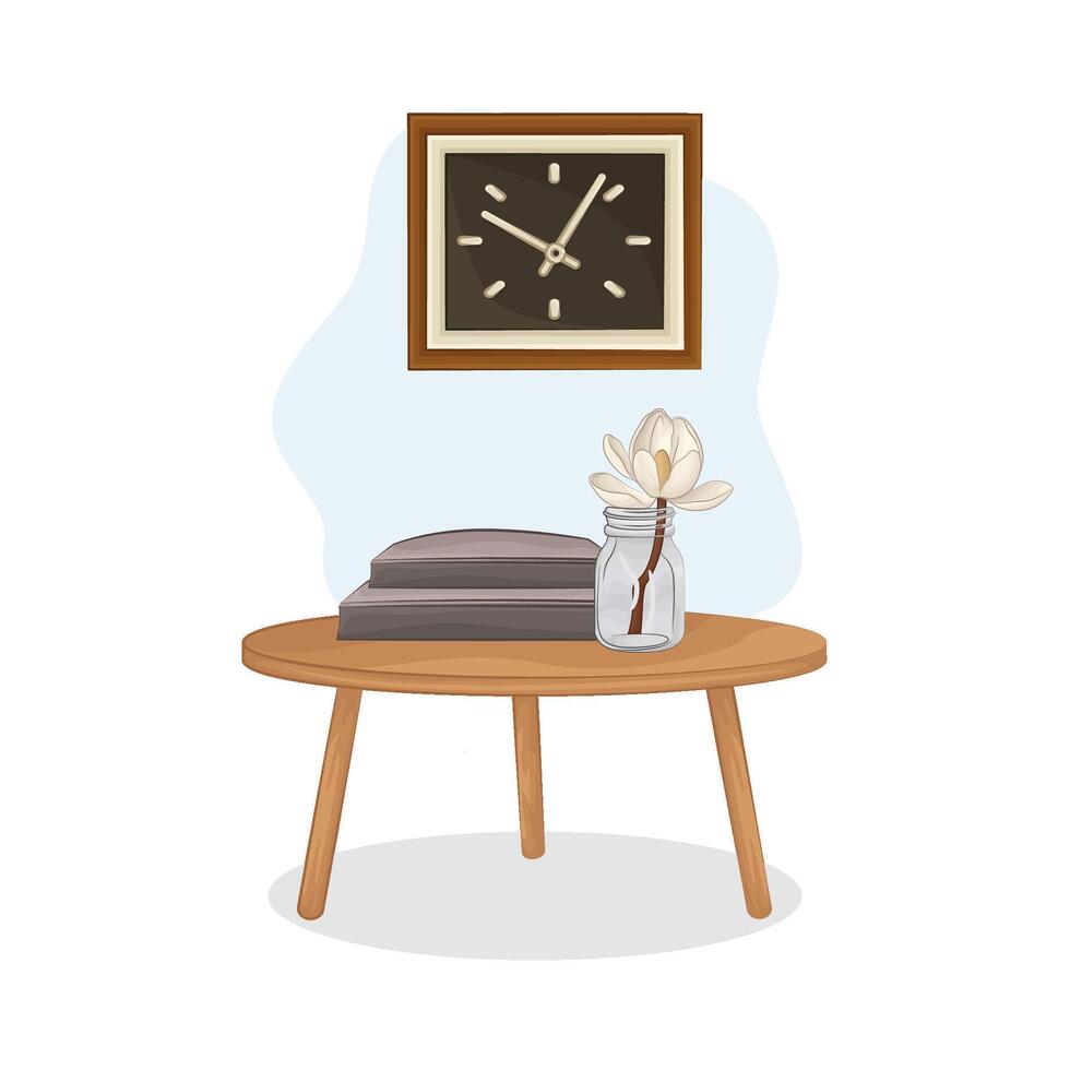 Illustration of clock vector