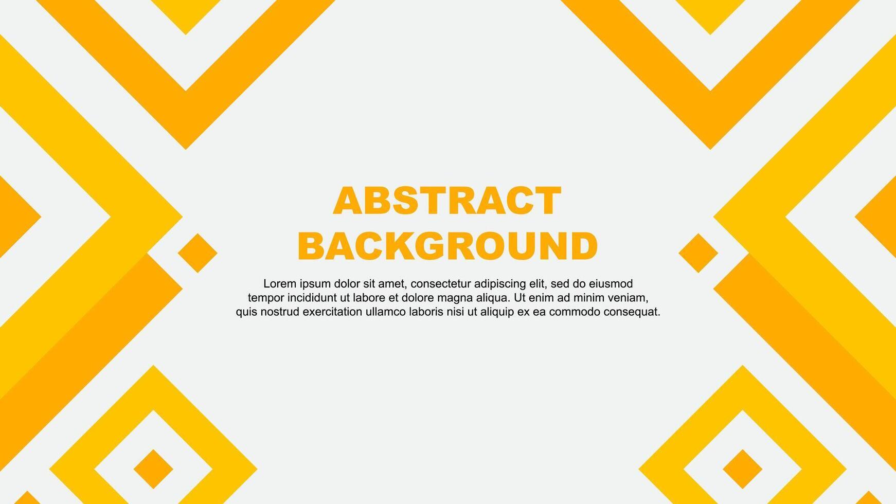 Abstract Background Design Template. Abstract Banner Wallpaper Illustration. Amber Yellow Template vector