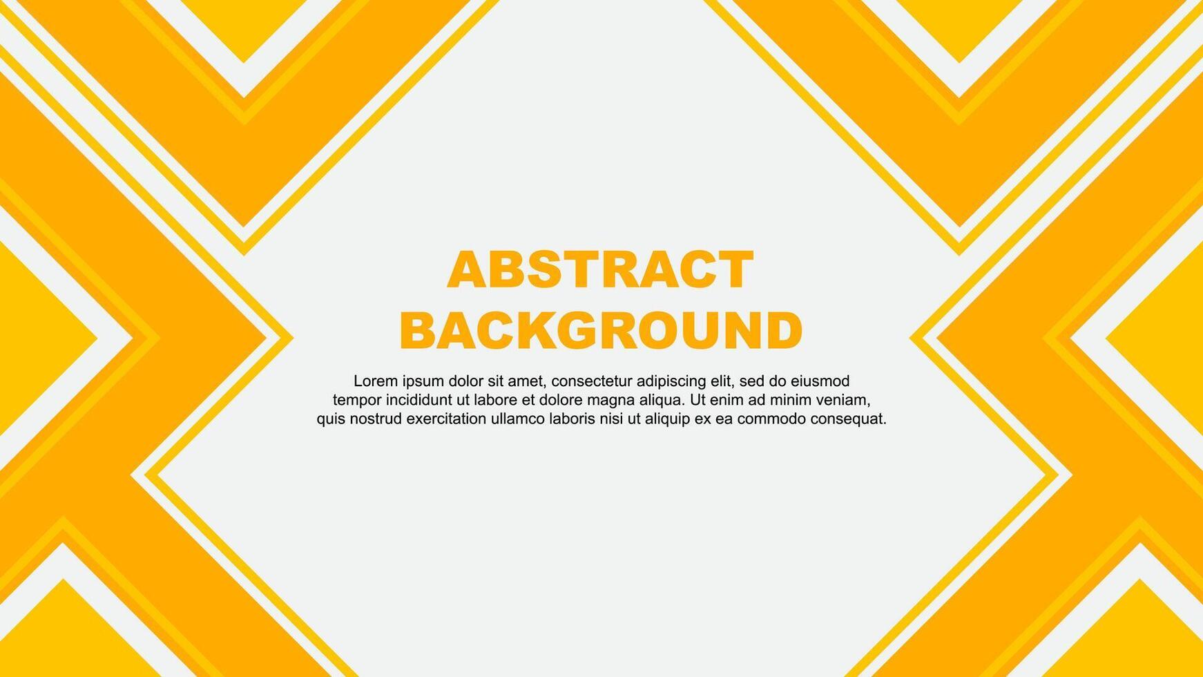 Abstract Background Design Template. Abstract Banner Wallpaper Illustration. Amber Yellow vector