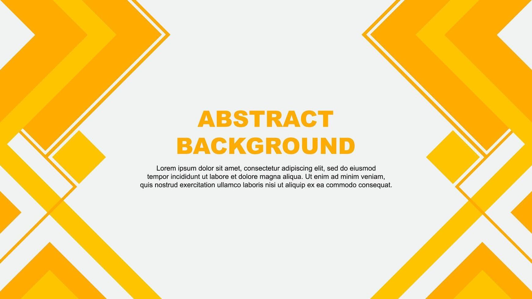 Abstract Background Design Template. Abstract Banner Wallpaper Illustration. Amber Yellow Banner vector