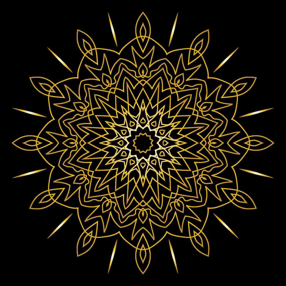 mandala art for design vintage decoration,book cover,motif,Ethnic design,ornament,background vector