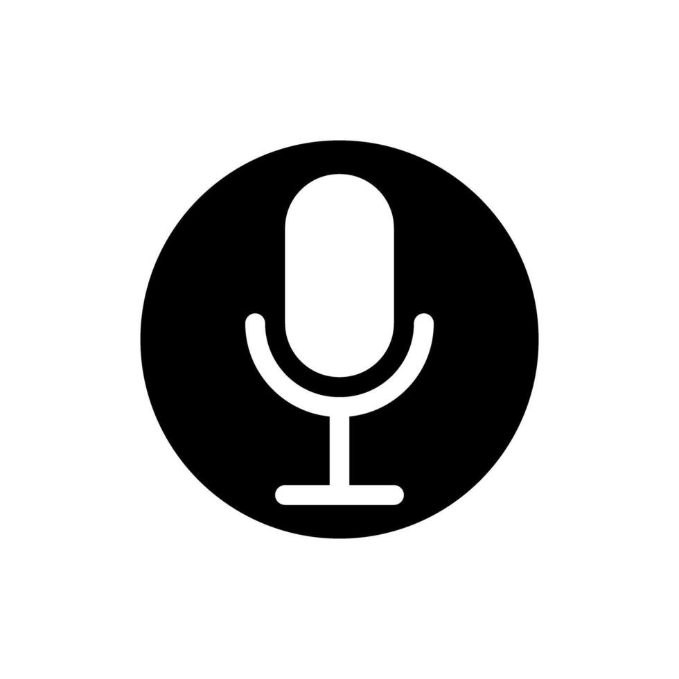 micrófono icono . mic ilustración signo. karaoke símbolo. audio logo. vector