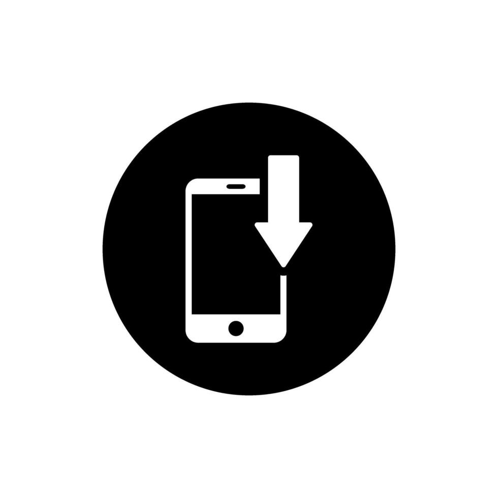 Download icon. interface illustration sign. load symbol. upload logo or mark. vector