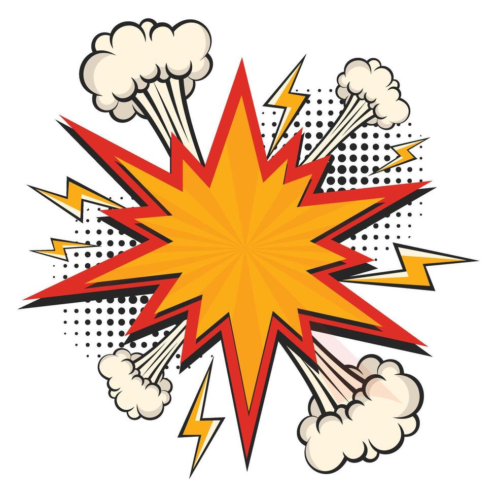 Retro Comic Pop Art Effect vector
