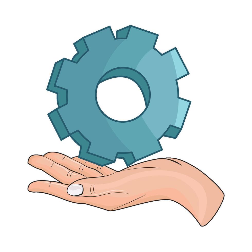 illustration of setting vector