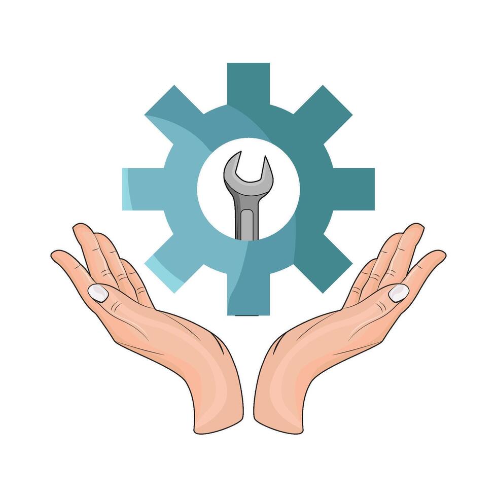 illustration of setting vector