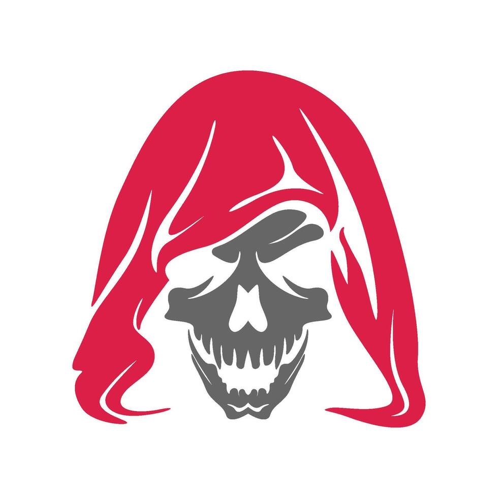 Skull logo icon design vector