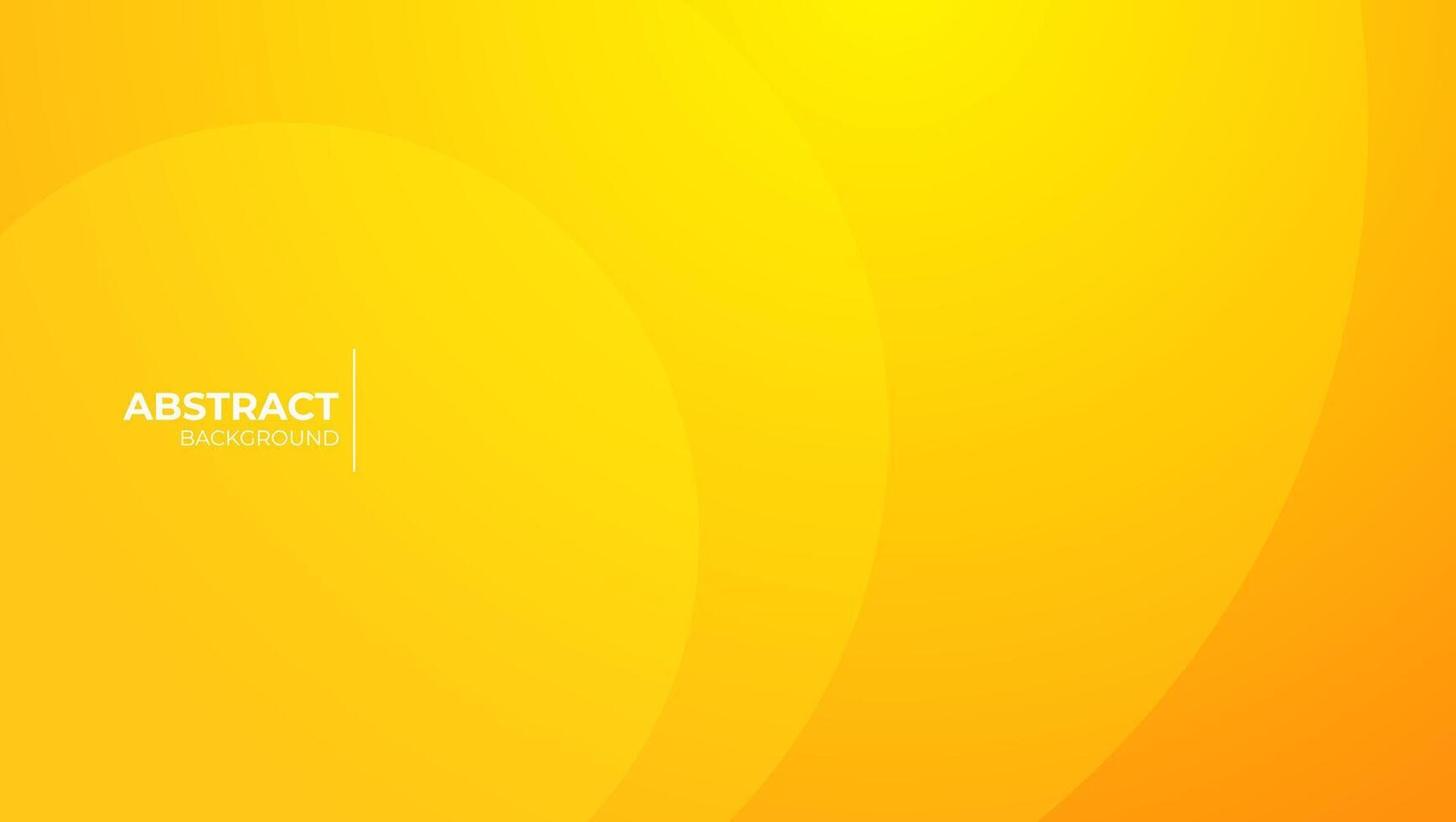 yellow abstract background with layered circle shapes vector